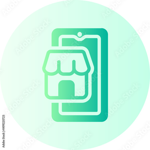 shop gradient icon