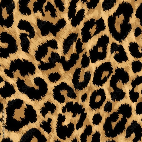 Detailed leopard print patt...