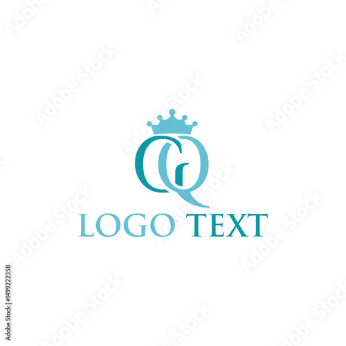 Initial logo design template. Trendy style, vector eps 10