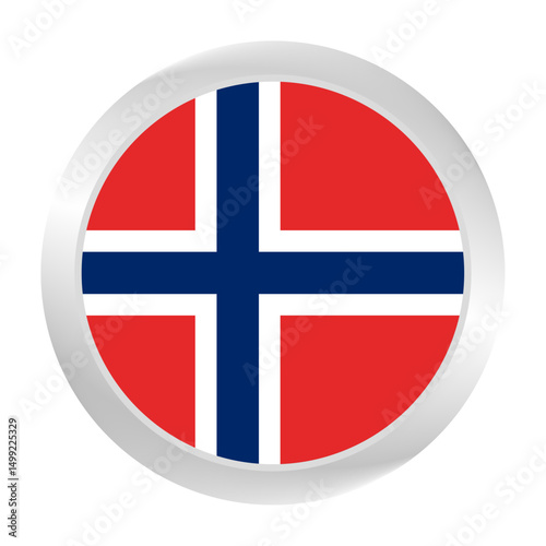 Flag of Hungary. Circle flag icon logo. Round flag. Flag icon. Standard color. Digital illustration. Vector illustration.	