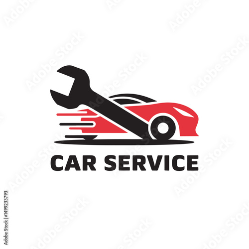 Car Repair Logo Design Vector,