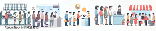 vector buyer at the cashier