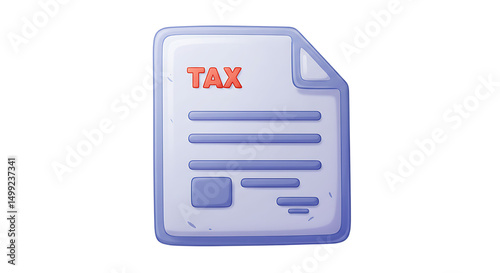 Tax form document