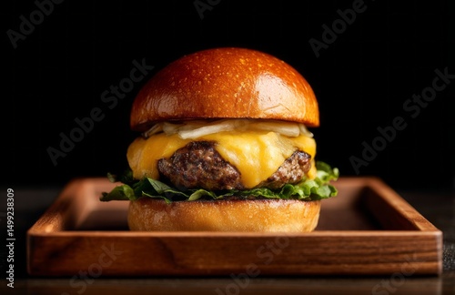 Close-up of a gourmet chees...