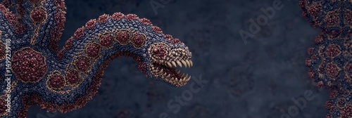 Ornate Mythical Creature Portrait