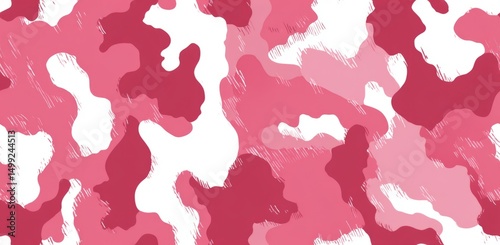 Pink camouflage pattern wit...