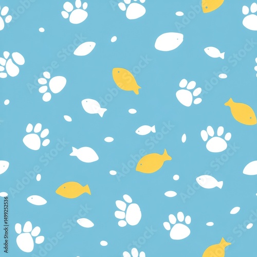 Cute repeating pattern of f...