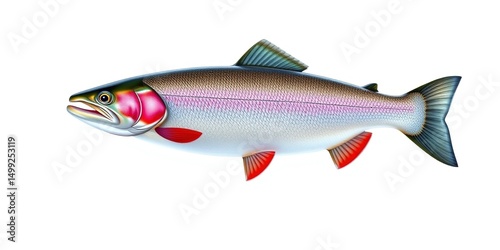 Prismatic Beauty: Dazzling Scales of a Dolly Varden