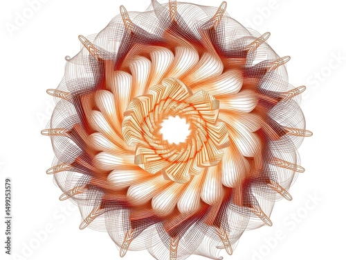 Swirling Lines Intertwine, Forming Mesmerizing Mandalas