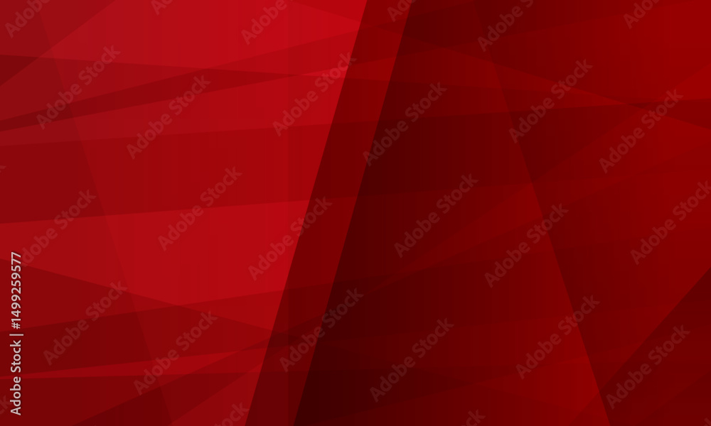 Obraz premium 重ねた面で作ったシャープな雰囲気の赤色背景素材