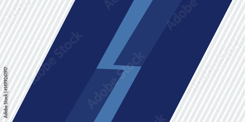 Abstract Geometric blue Background with Diagonal Lines and Gradient. Can Be Used for Cover Design, Poster and Advertising.