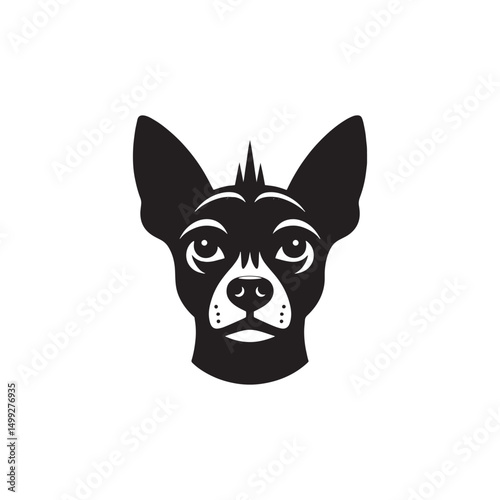**"Distinctive Xoloitzcuintli Vector Silhouette: Sleek Mexican Hairless Dog Design Featuring Unique Profile, Smooth Coat, and Alert Stance in Clean, Minimalist Style for Crafts and Digital Art"**
