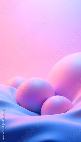 Pink and blue pills with heart shapes on a blue background, representing love, health, and care in medicine