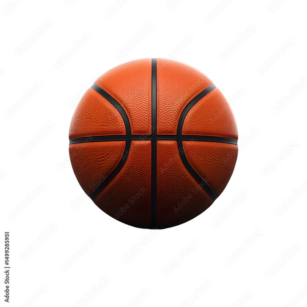 Fototapeta premium basketball ball isolated on white