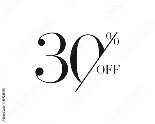 30 percent discount sale