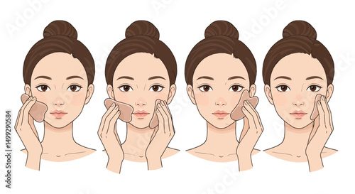 set of women vector illustration