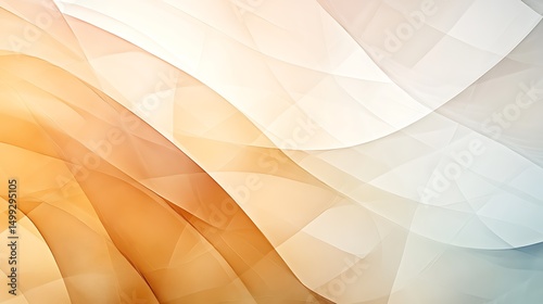 Abstract waves in warm and cool tones, creating a smooth, flowing design.