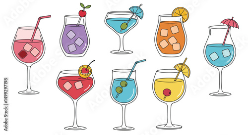 set of wine glasses