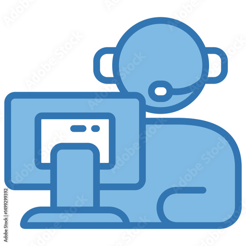 Call Center Operator Icon