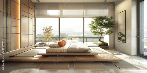 Modern Minimalist Wooden Bedroom Design
