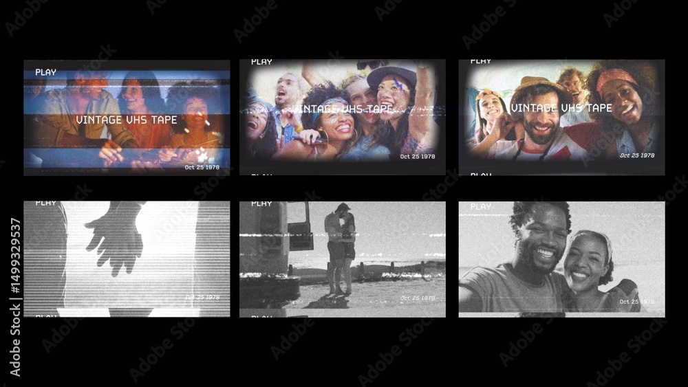 Disorted Vhs Screen VHS Distorted Screen Stock Template | Adobe Stock