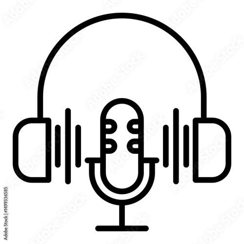 Podcasts single icon