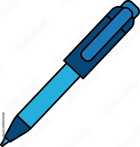 isoalte illustration of a pen