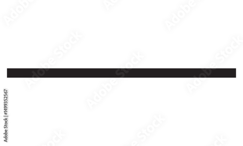 Straight line, stripe series from thin to thick