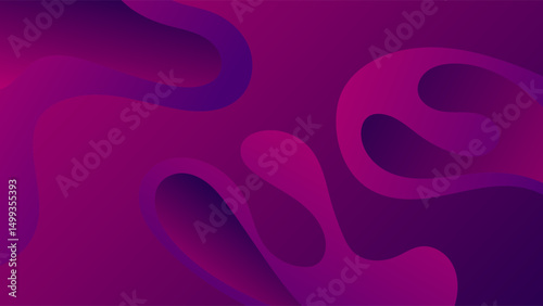 ABSTRACT BACKGROUND ELEGANT GRADIENT SMOOTH PINK PURPLE COLOR WITH HAND DRAWN ORGANIC SHAPES DESIGN VECTOR TEMPLATE GOOD FOR MODERN WEBSITE, WALLPAPER, COVER DESIGN 