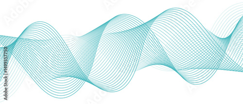 Abstract glowing Modern wave with Dynamic flowing lines. Futuristic technology and sound wave lines. Digital frequency track equalizer with Stylized line art. Twisted curve lines and blend effect