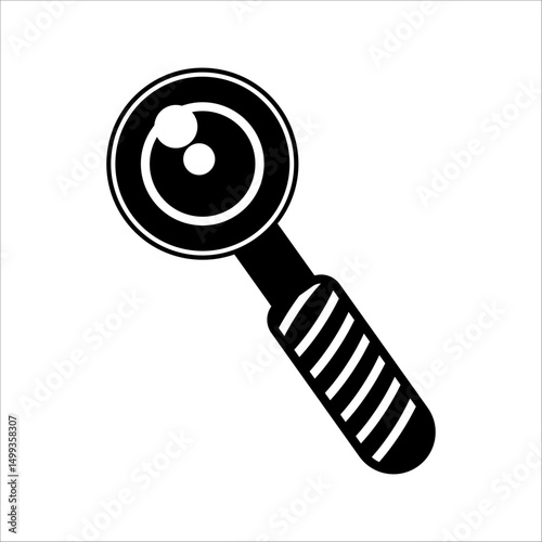Search Icon vector illustration, magnifying glass symbol, search icon clip art, zoom in and zoom out symbol, magnifying glass sign isolated