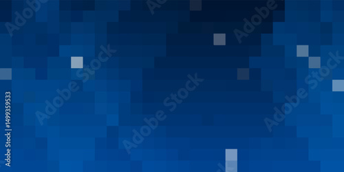 Abstract dark blue random pixel background,eps10