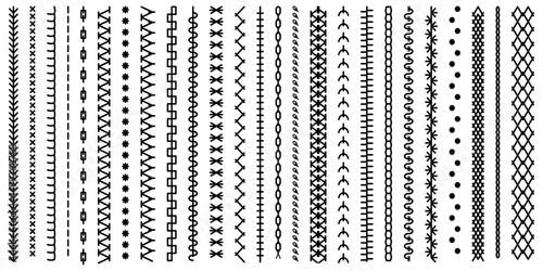 png embroidery clothes illustration repeat ornament stitch pattern lace needle thread endless structure brush cross fashion textile black craft

