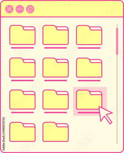 Folders in Window
