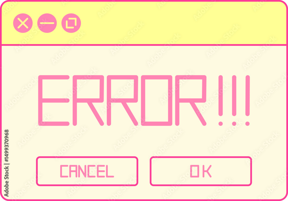 Retro Error Window