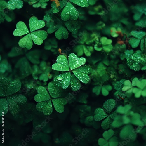 Cluster of Forest Clovers