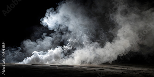 Smoke with fire camp full transparent background  more fire ,Real smoke exploding outwards with empty center. Dramatic smoke or fog effect for spooky Halloween background.