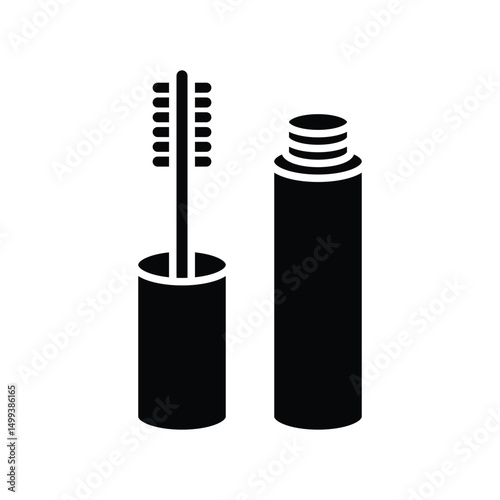 mascara icon vector design template simple and clean
