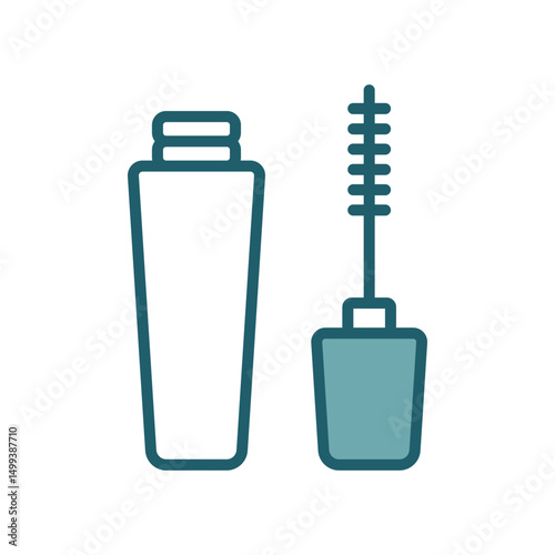 mascara icon vector design template simple and clean