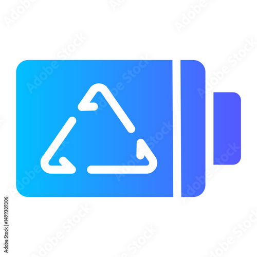 battery recycling icon