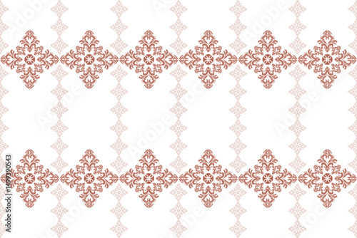 Damask patterns feature intricate, symmetrical motifs inspired by floral or ornamental designs.
Often elegant and timeless, they are ideal for sarong, clothing, rug and home decorated.