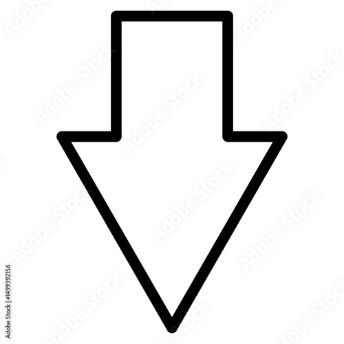 down arrow icon