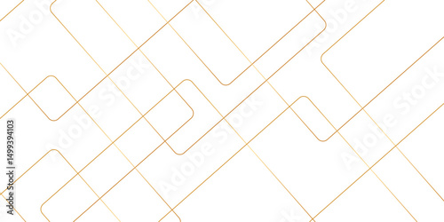 Modern minimal and clean white gold background with realistic line wave geometric circle shape, abstract white and gold colors with lines pattern texture computer geometric digital connection design .