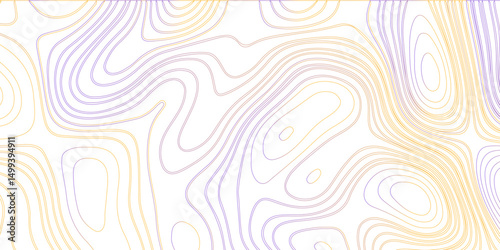 Abstract design with black and white abstract papercut and multi-layer cutout geometric pattern on vector Topographic canyon geometric map relief texture with curved layers beautiful design.	
