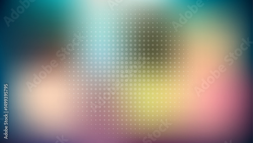 Gradient Bloom Background with Mesh Vapor Halo
