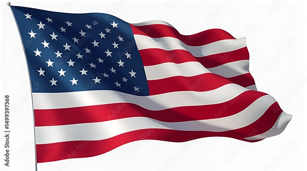 Fototapeta premium USA national flag