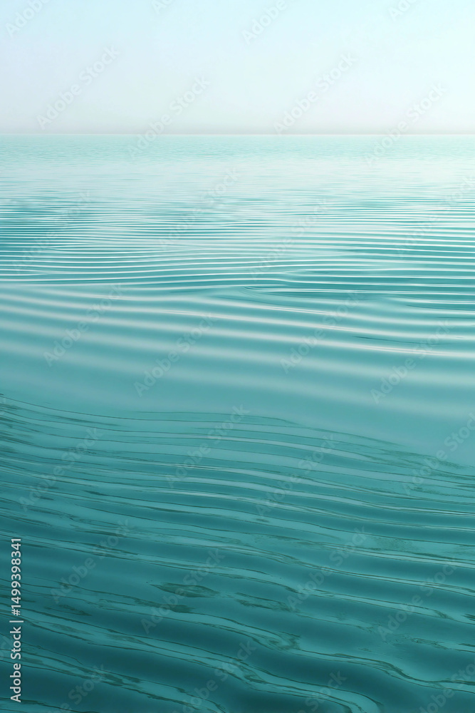 A calm body of water with a blue color A calm body of water with a blue color