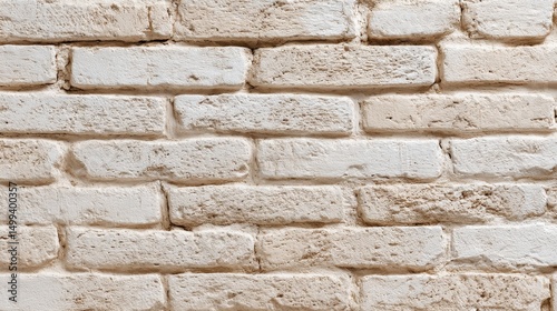 A High Resolution image of texture of a pale beige brick wall.