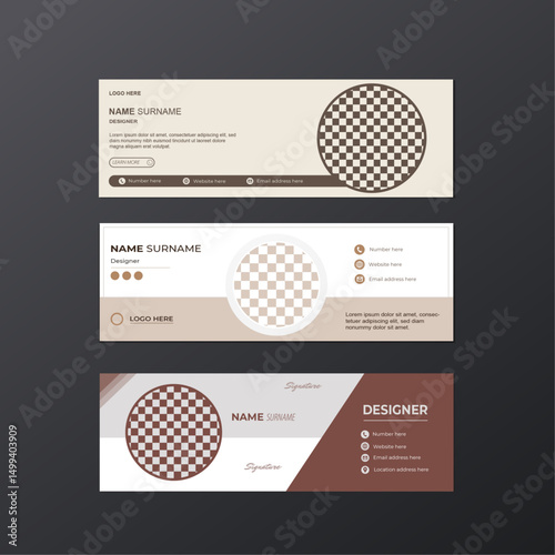 Clean And Minimalist Email Signature Design 