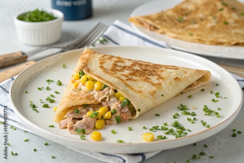 Tuna and Corn Crepe